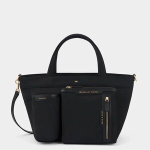 E/W Multi Pocket Mini Cross-body Tote
Regenerated ECONYL® in Black